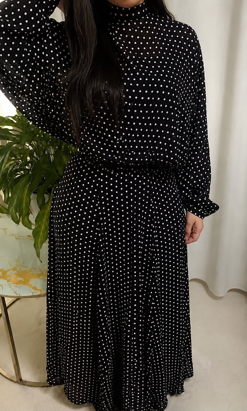 Ensemble à Pois — Noir