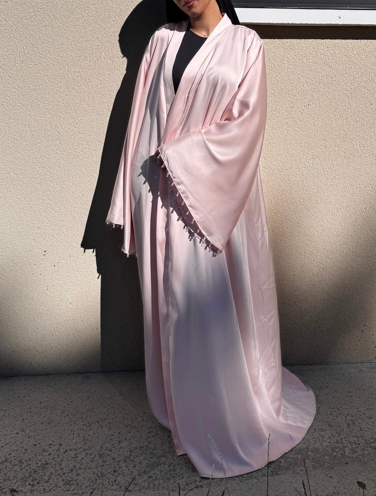Kimono Perlé — Rose